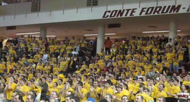 The BC Student Section Didn't Have a Lot To Cheer About